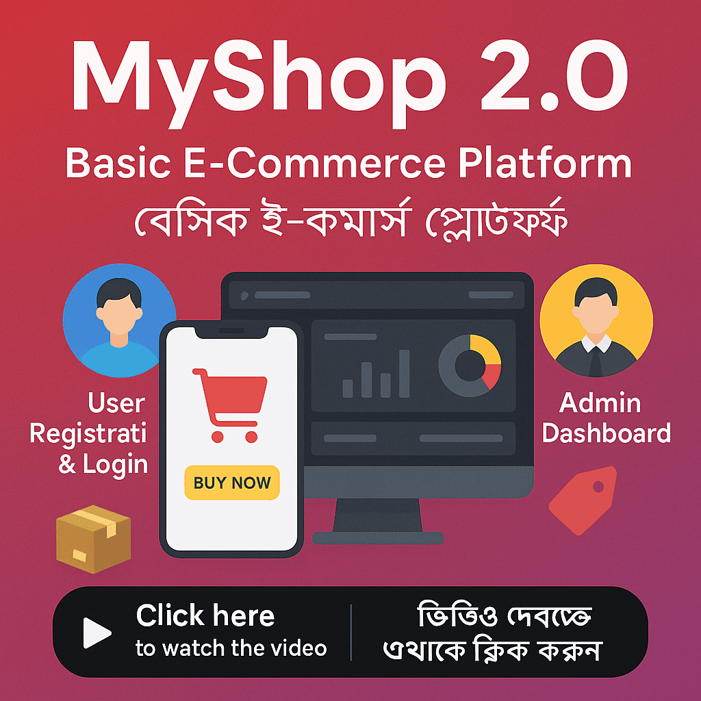 MyShop 2.0 – Full-featured E-commerce Platform