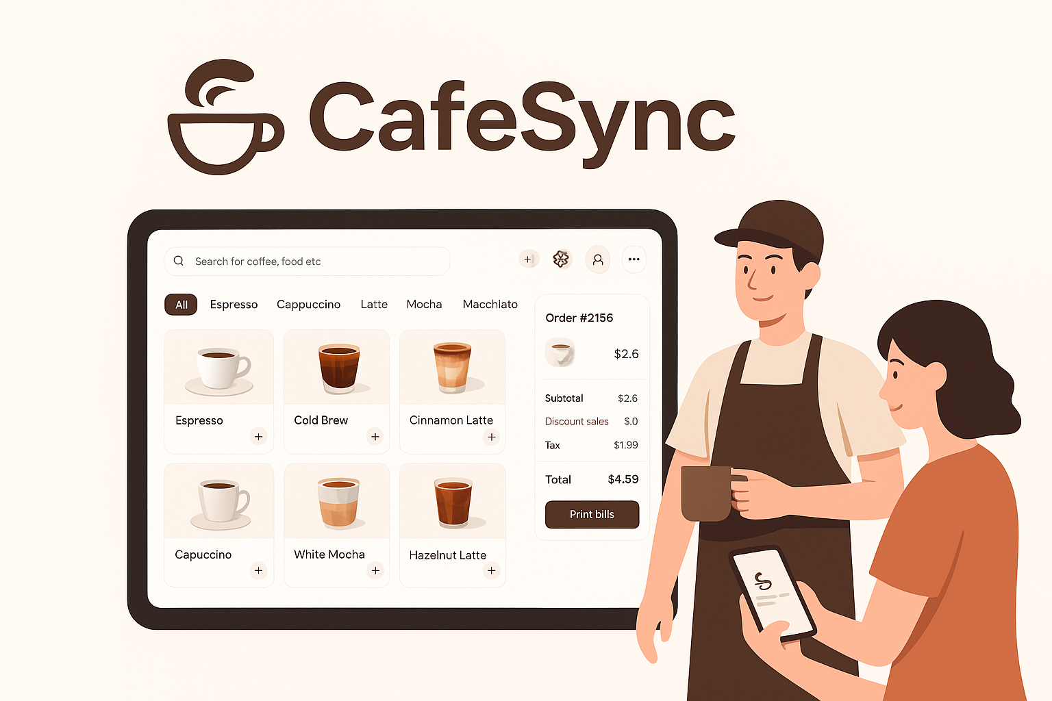 ☕ Cafe POS System preview