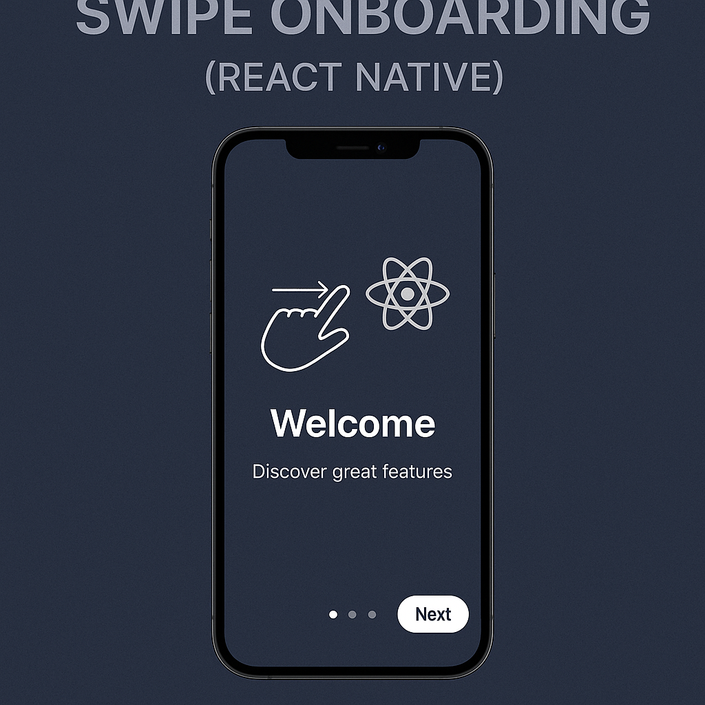 Swipe Onboarding (React Native) preview